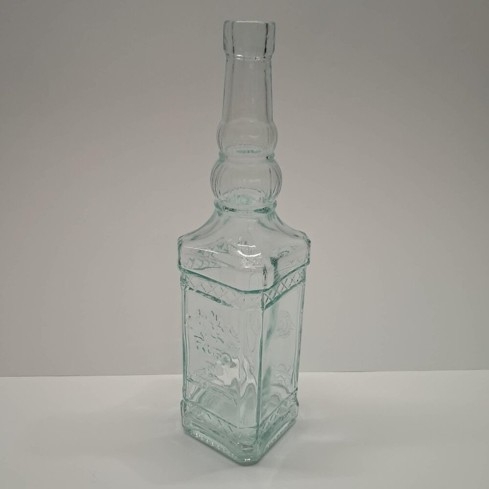 Vintage RUFO Embossed Glass Decor | Mid Century Italian Home Accent